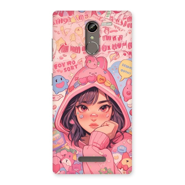 Cute Anime Girl Back Case for Gionee S6s