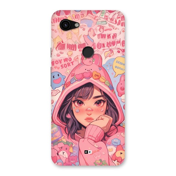 Cute Anime Girl Back Case for Google Pixel 3a XL