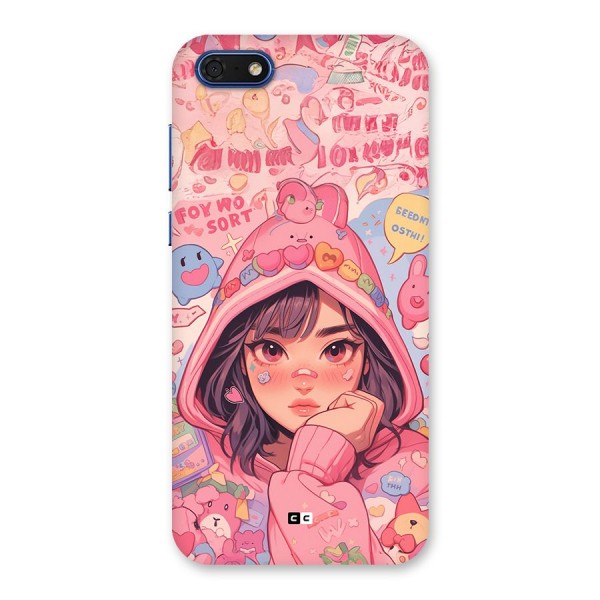 Cute Anime Girl Back Case for Honor 7s