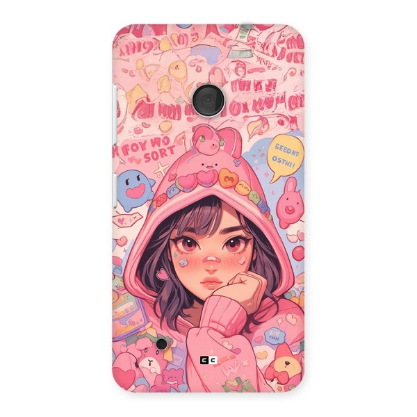 Cute Anime Girl Back Case for Lumia 530