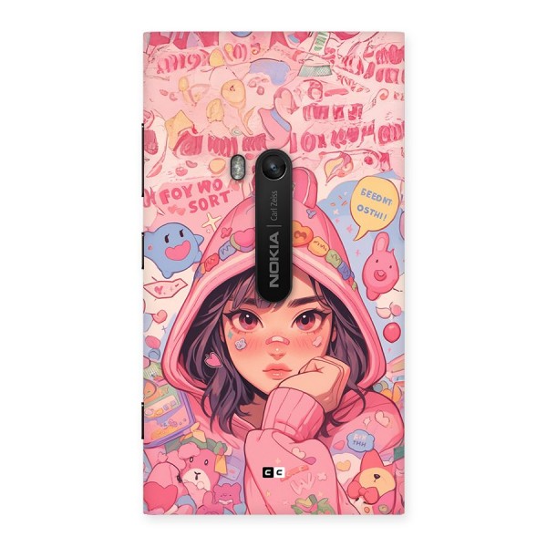 Cute Anime Girl Back Case for Lumia 920