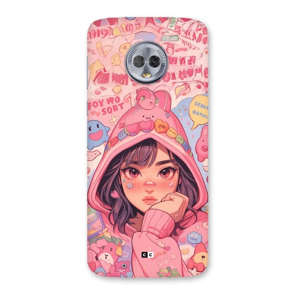 Cute Anime Girl Back Case for Moto G6