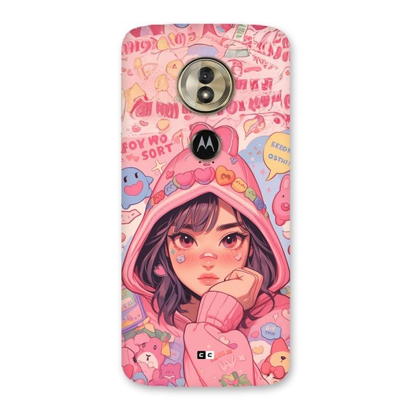 Cute Anime Girl Back Case for Moto G6 Play