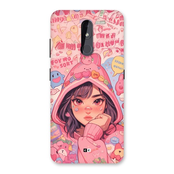 Cute Anime Girl Back Case for Nokia 3.2