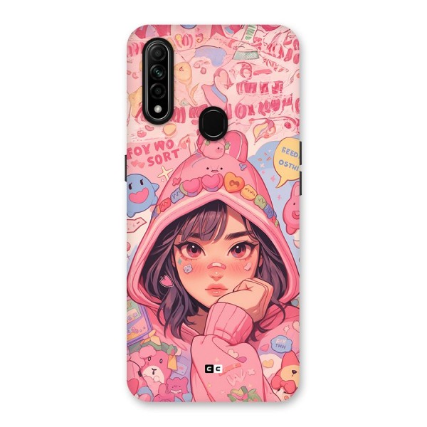 Cute Anime Girl Back Case for Oppo A31