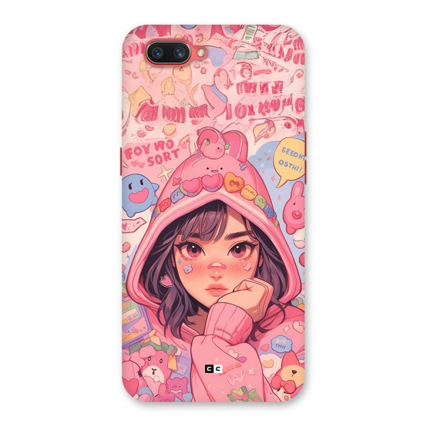 Cute Anime Girl Back Case for Oppo A3s