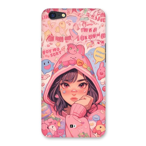 Cute Anime Girl Back Case for Oppo A71