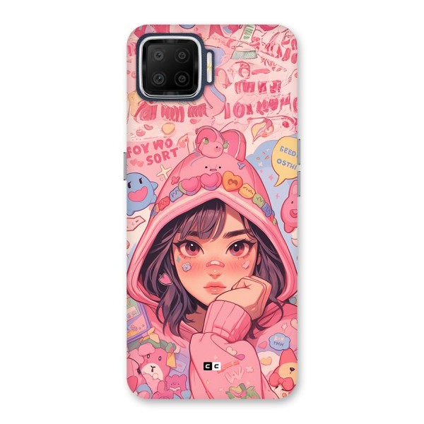 Cute Anime Girl Back Case for Oppo F17