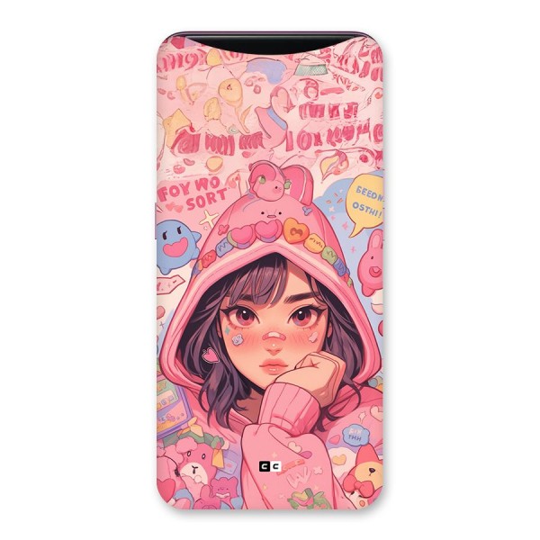 Cute Anime Girl Back Case for Oppo Find X