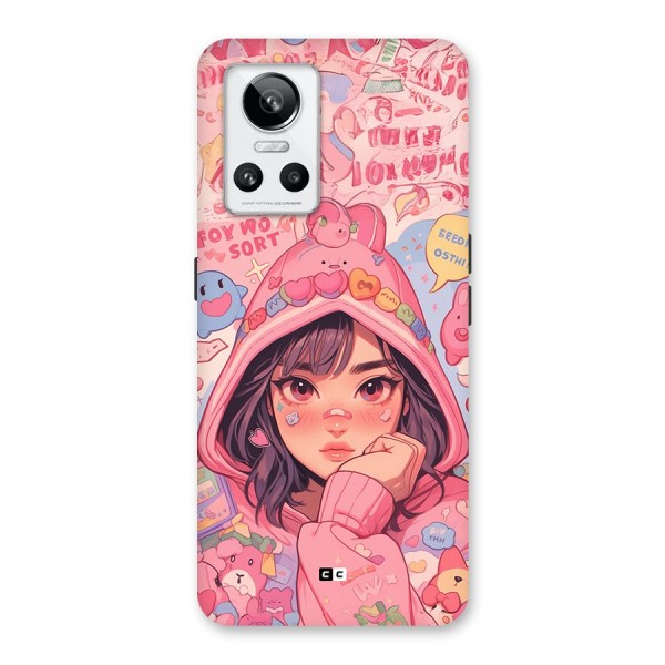 Cute Anime Girl Back Case for Realme GT Neo 3