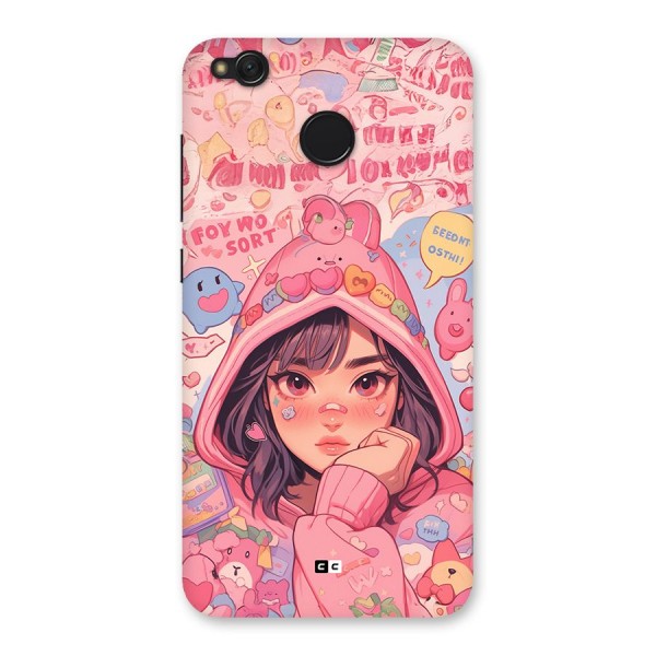 Cute Anime Girl Back Case for Redmi 4