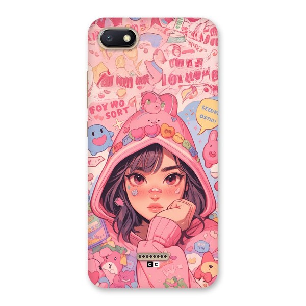 Cute Anime Girl Back Case for Redmi 6A