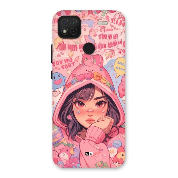 Cute Anime Girl Back Case for Redmi 9