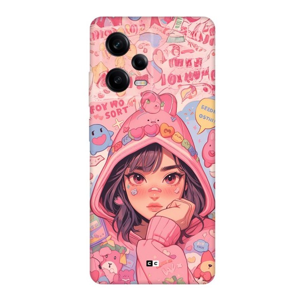 Cute Anime Girl Back Case for Redmi Note 12 Pro