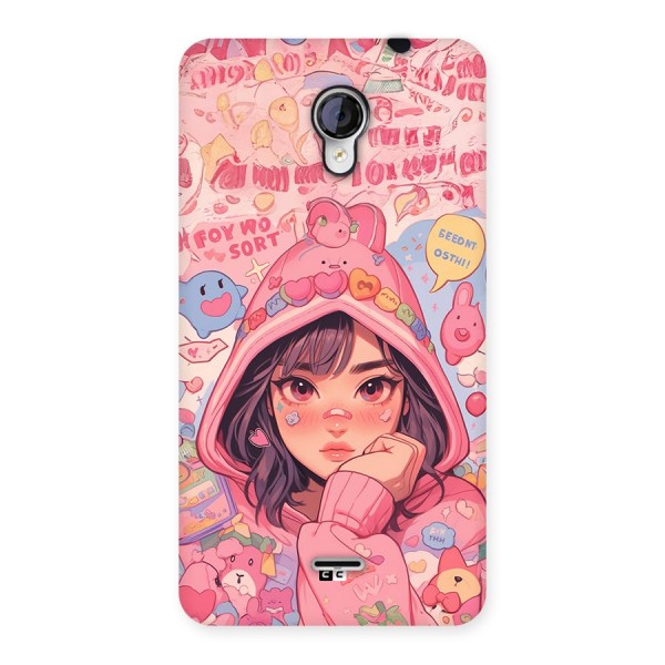 Cute Anime Girl Back Case for Unite 2 A106