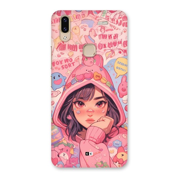 Cute Anime Girl Back Case for Vivo V9