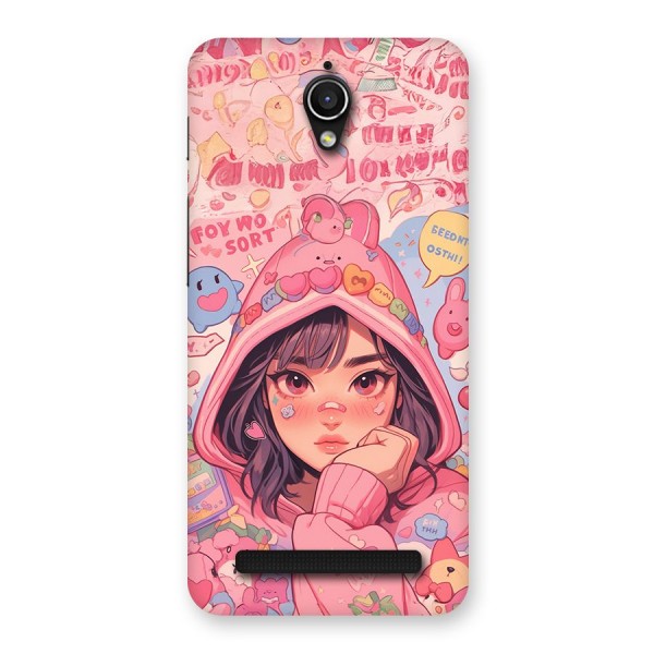 Cute Anime Girl Back Case for Zenfone Go