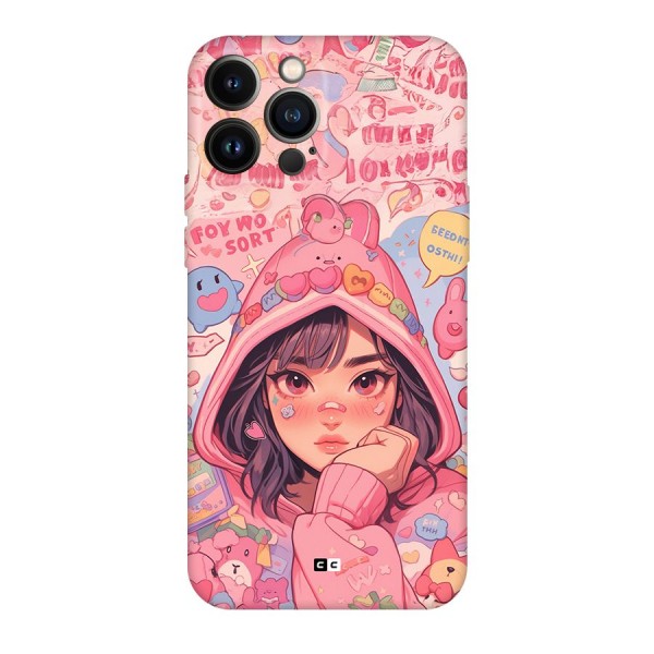 Cute Anime Girl Back Case for iPhone 13 Pro Max