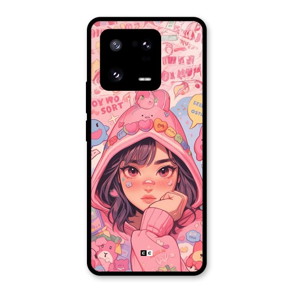 Cute Anime Girl Glass Back Case for Xiaomi 13 Pro