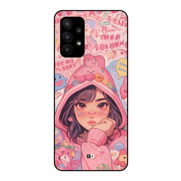 Cute Anime Girl Metal Back Case for Galaxy A23