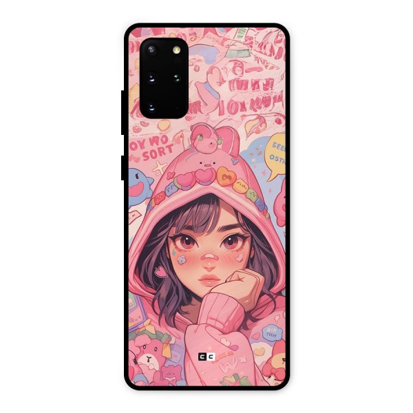 Cute Anime Girl Metal Back Case for Galaxy S20 Plus