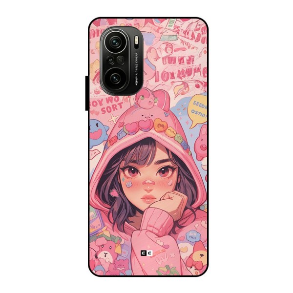 Cute Anime Girl Metal Back Case for Mi 11x