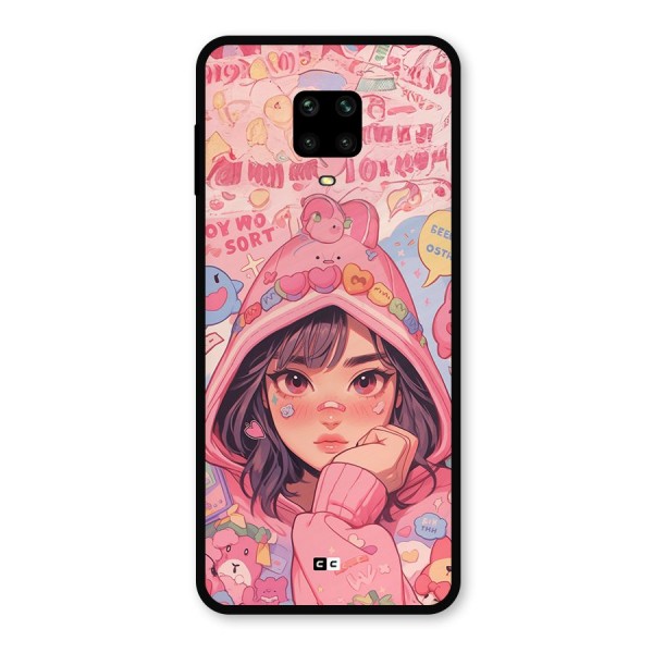 Cute Anime Girl Metal Back Case for Poco M2 Pro