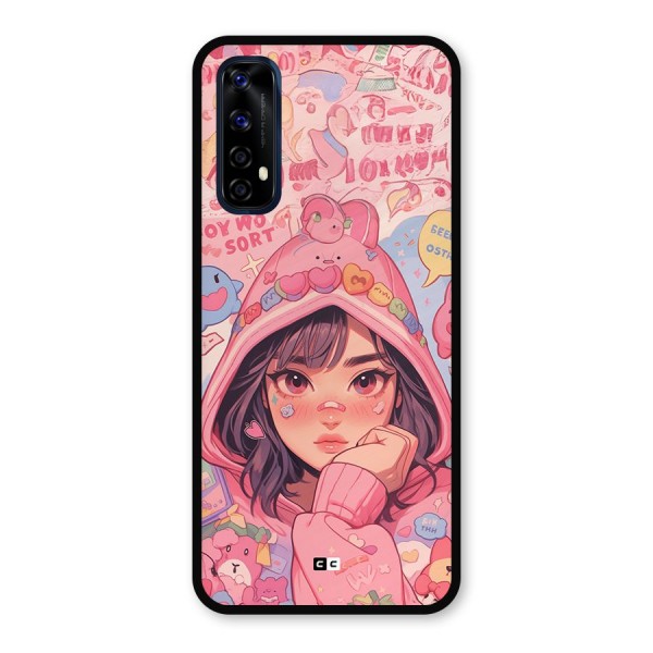 Cute Anime Girl Metal Back Case for Realme 7