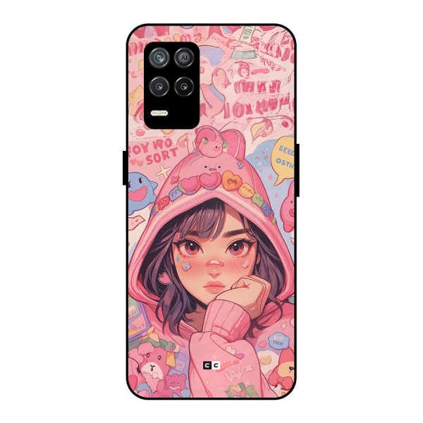 Cute Anime Girl Metal Back Case for Realme 9 5G