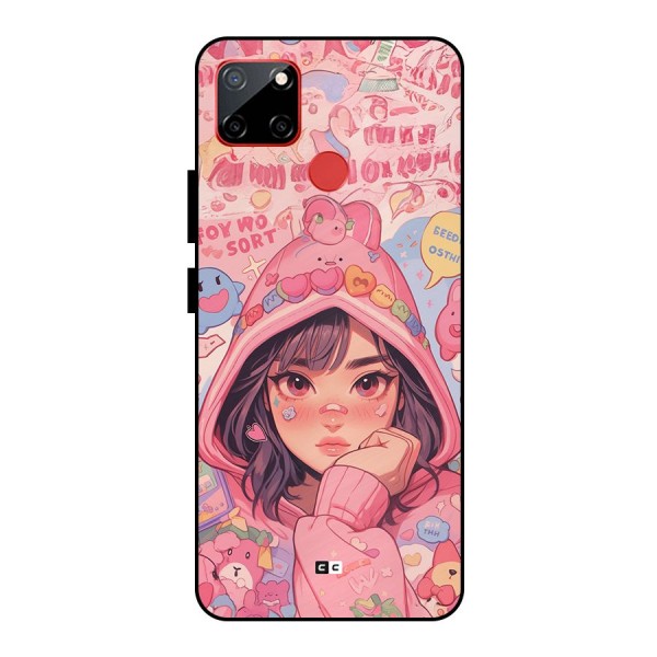 Cute Anime Girl Metal Back Case for Realme C12