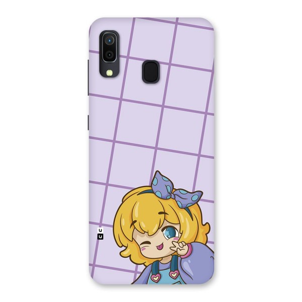 Cute Anime Illustration Back Case for Galaxy A20