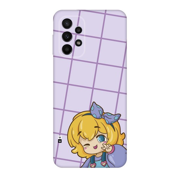 Cute Anime Illustration Back Case for Galaxy A23