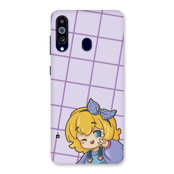 Cute Anime Illustration Back Case for Galaxy A60