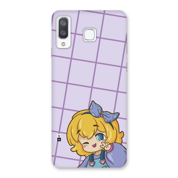 Cute Anime Illustration Back Case for Galaxy A8 Star