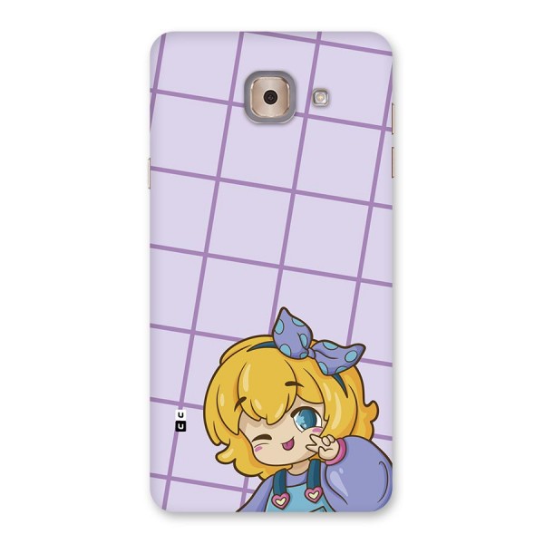 Cute Anime Illustration Back Case for Galaxy J7 Max