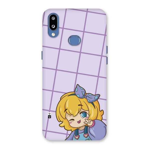 Cute Anime Illustration Back Case for Galaxy M01s