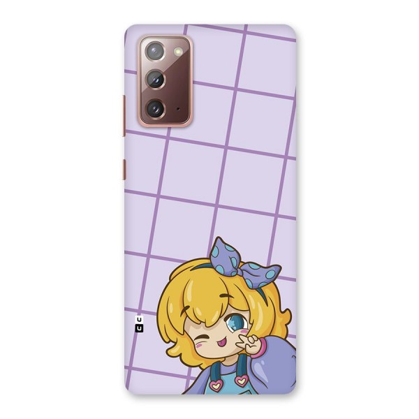 Cute Anime Illustration Back Case for Galaxy Note 20