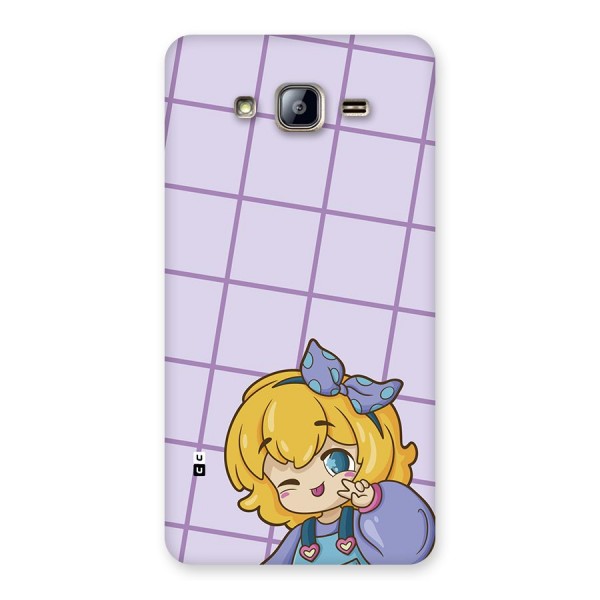 Cute Anime Illustration Back Case for Galaxy On5