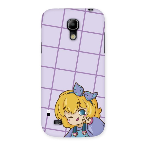 Cute Anime Illustration Back Case for Galaxy S4 Mini