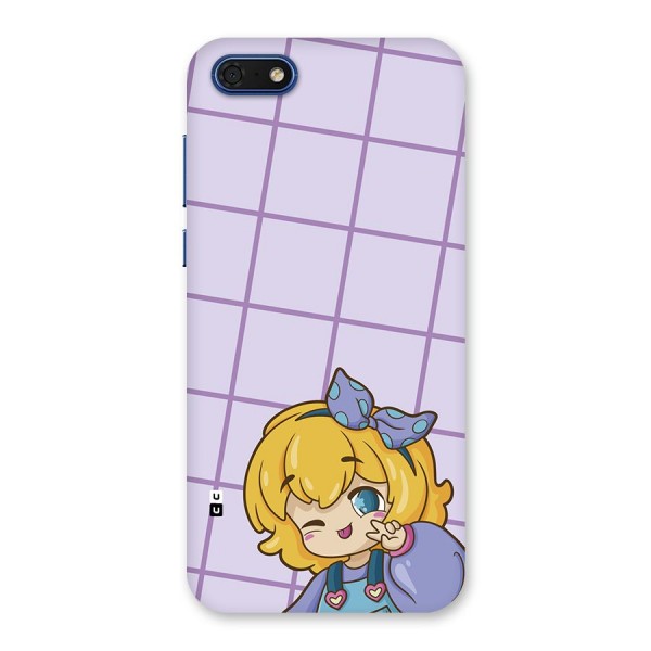 Cute Anime Illustration Back Case for Honor 7s