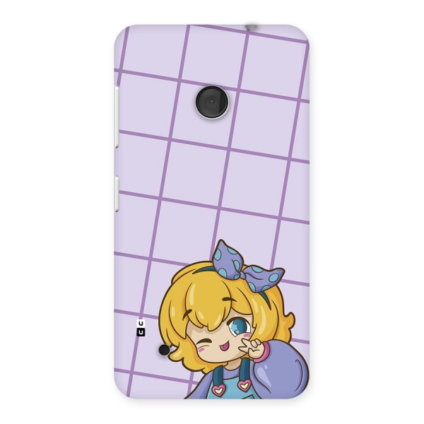 Cute Anime Illustration Back Case for Lumia 530