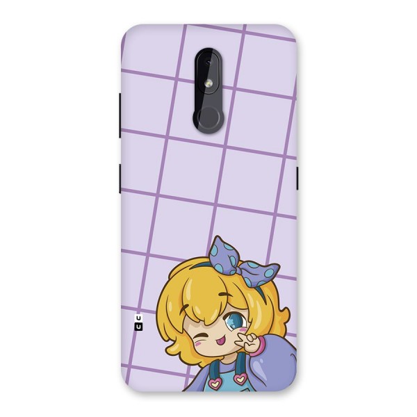 Cute Anime Illustration Back Case for Nokia 3.2