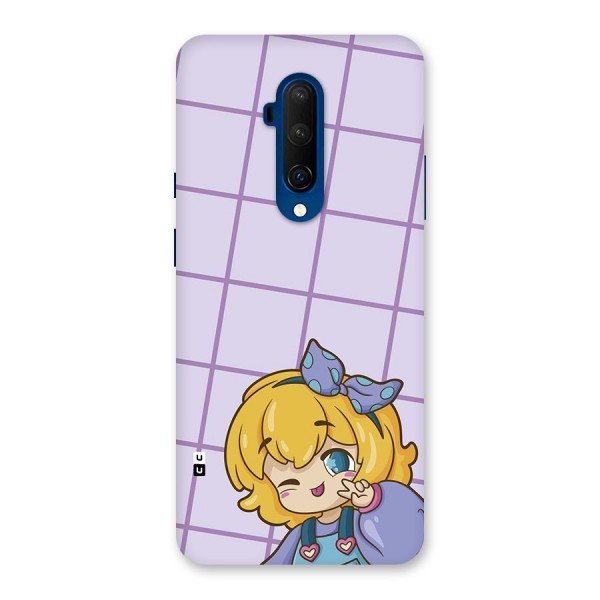 Cute Anime Illustration Back Case for OnePlus 7T Pro