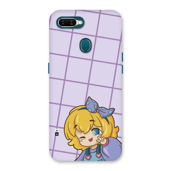 Cute Anime Illustration Back Case for Oppo A12