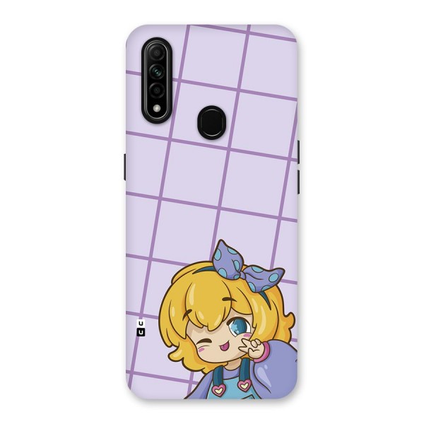 Cute Anime Illustration Back Case for Oppo A31