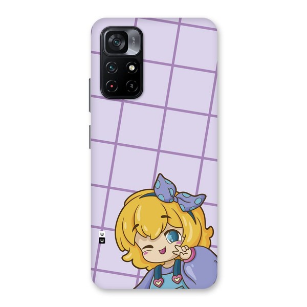 Cute Anime Illustration Back Case for Poco M4 Pro 5G