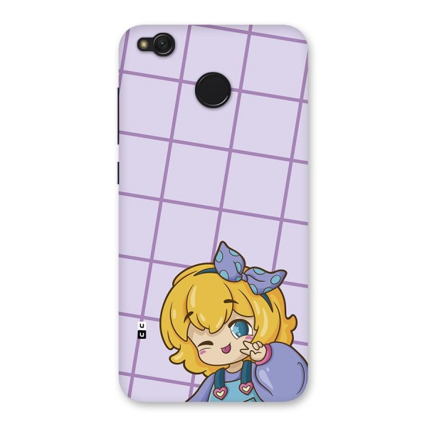 Cute Anime Illustration Back Case for Redmi 4