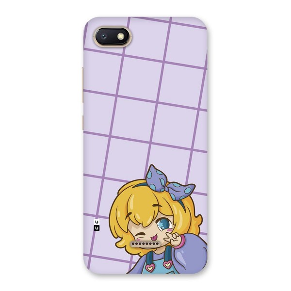 Cute Anime Illustration Back Case for Redmi 6A