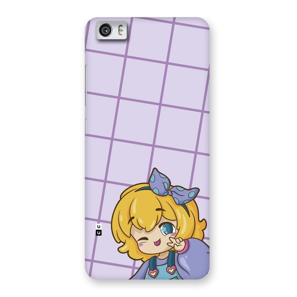 Cute Anime Illustration Back Case for Redmi Mi 5