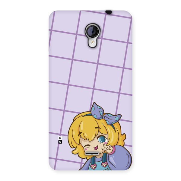 Cute Anime Illustration Back Case for Unite 2 A106